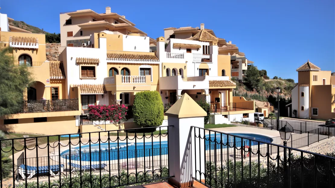 Las Atalayas pool from terrace